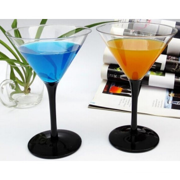 350ml Customized Design Lead-free Cocktail Goblet Stemware Glass Mouth Blown Cocktail Glass